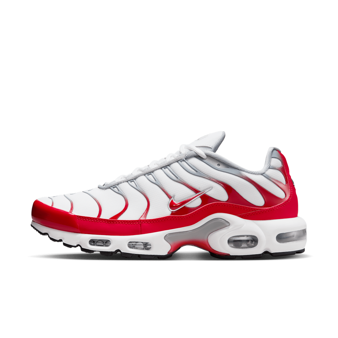 White TN Air Max Plus Shoes. Nike CA